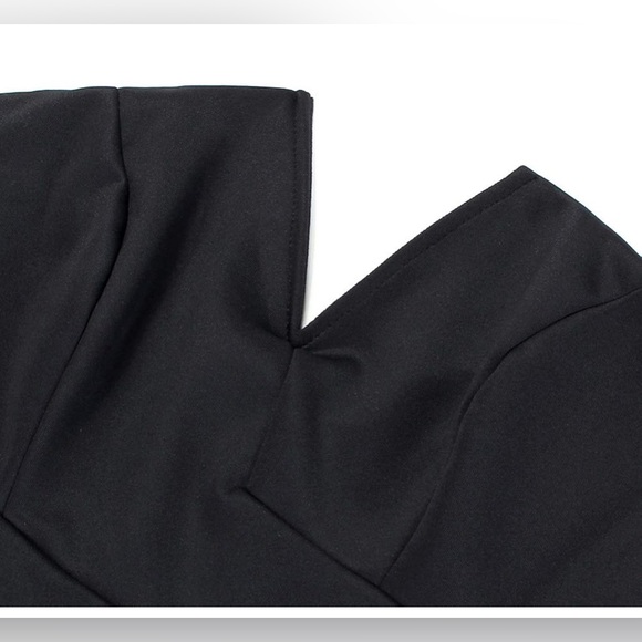 Sexy jumpsuit strapless black xs NWT - Picture 3 of 7